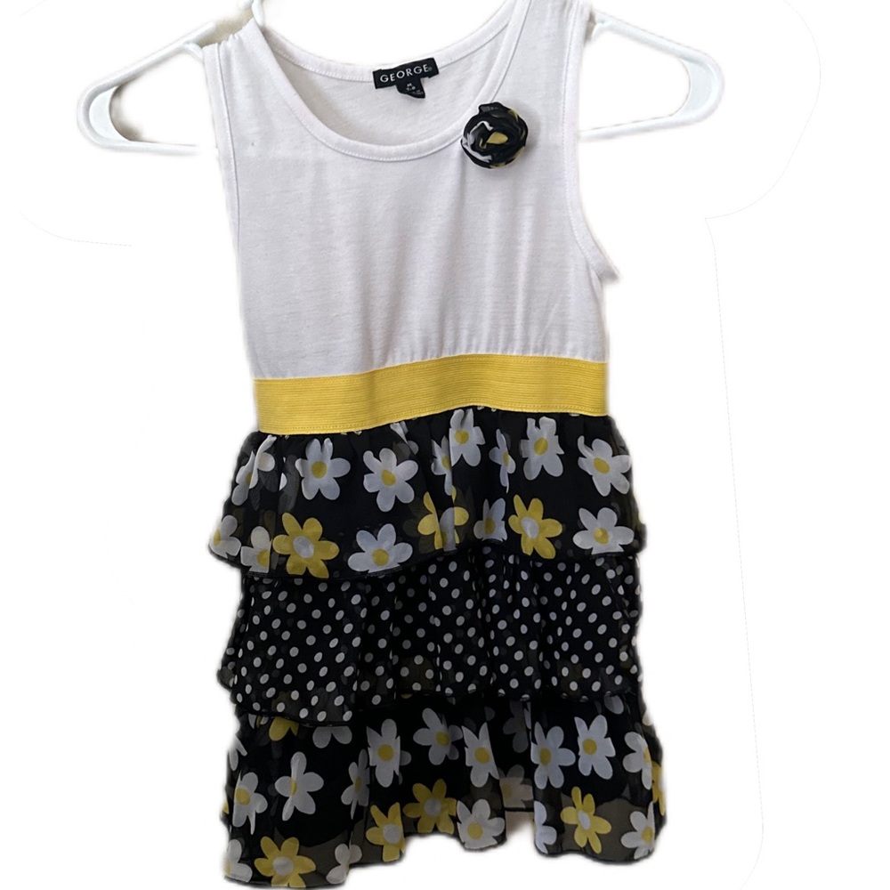 George Dress sz 7-8, Super cute flower, really cute & comfortable too!